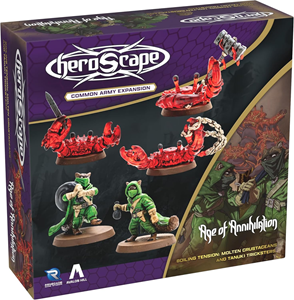Heroscape - Molten Crustaceans & Tanuki Tricksters Army Expansion