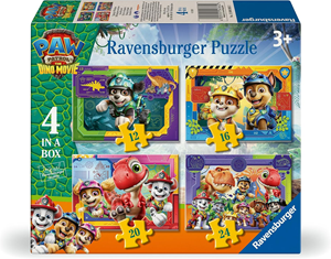 Ravensburger Paw Patrol 3 Dino Movie Puzzel (12+16+20+24 stukjes)