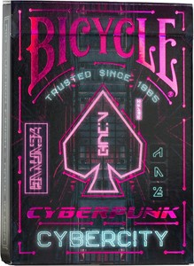 Afbeelding van het spelletje Bicycle Pokerkaarten - Cyberpunk Cybercity
