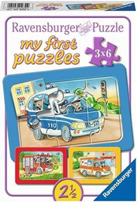 Afbeelding van het spel My First Dieren aan het Werk Puzzel (3x6 stukjes)