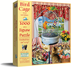 Lori Schory - Bird Cage Puzzel (1000 stukjes)