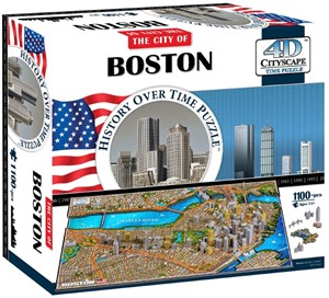 4D Cityscape Boston 4D Puzzel 1100 Stukjes cityscape kopen in de aanbieding
