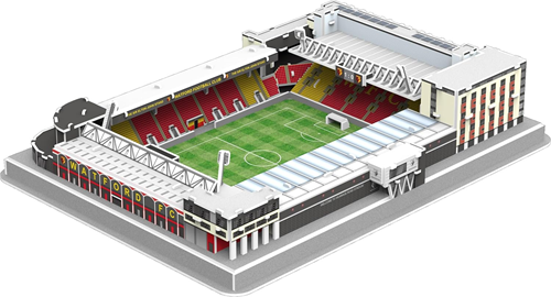 Watford Vicarage Road 3D puzzel (116 stukjes)-2