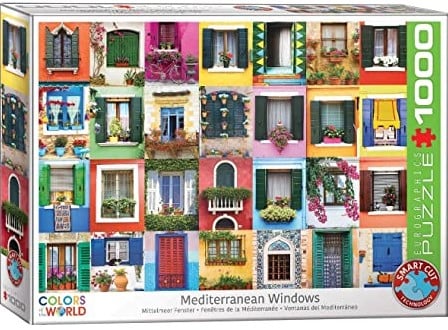 Mediteranean Windows Puzzel (1000 stukjes)