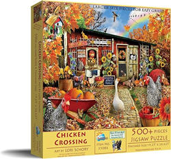 Lori Schory - Chicken Crossing Puzzel (500 stukjes)