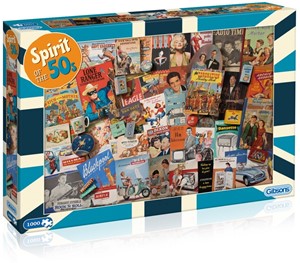 Afbeelding van het spelletje Spirit of the 50s Puzzel (1000 stukjes)