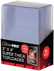 Toploader - Regular 3"x4" Super Thick 130PT (10 stuks)