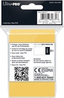 Sleeves - Standaard Geel (66x91 mm)-2