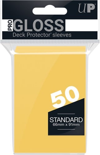 Sleeves - Standaard Geel (66x91 mm)