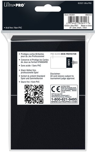 Sleeves - Standaard Zwart (100 Stuks)-2
