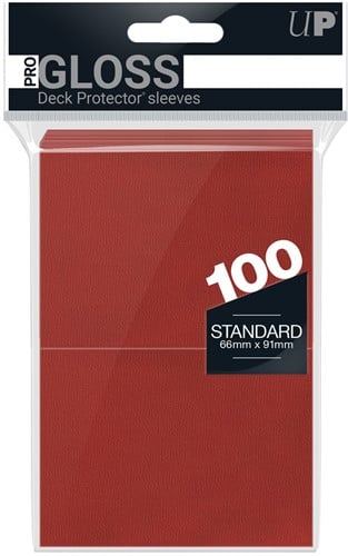 Sleeves - Standaard Rood (100 Stuks)