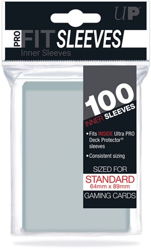 Sleeves Pro-Fit - Standaard Clear (64x89 mm)