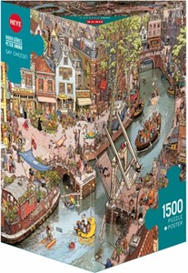 Afbeelding van het spelletje Say Cheese - Amsterdam Puzzel (1500 stukjes)