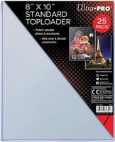 Standard Toploader 8" x 10" (25 stuks)