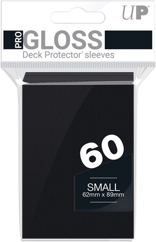 Sleeves - Small Zwart (62x89 mm)