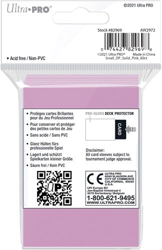Sleeves - Small Roze (62x89 mm)-2