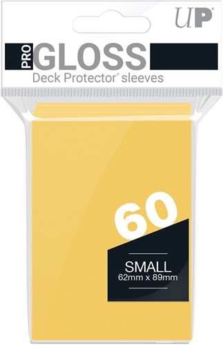Sleeves - Small Geel (62x89 mm)