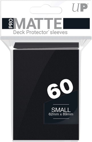 Sleeves Pro-Matte - Small Zwart (62x89 mm)