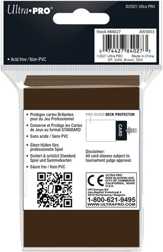 Sleeves - Standaard Bruin (66x91 mm)-2