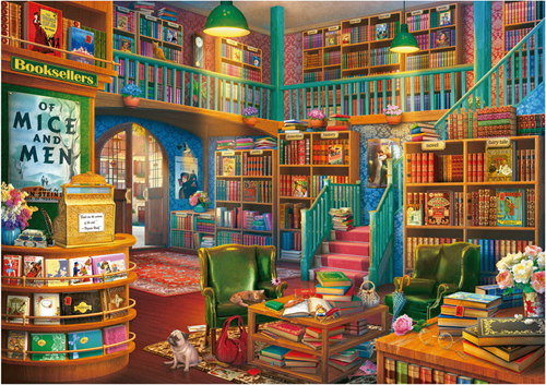 Bibliotheek Puzzel (1000 stukjes)-2