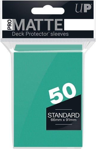 Sleeves Pro-Matte - Standaard Aqua (66x91 mm)