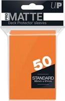 Sleeves Pro-Matte - Standaard Oranje (66x91 mm)