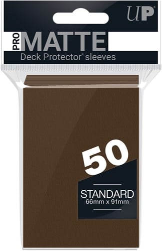 Sleeves Pro-Matte - Standaard Bruin (66x91 mm)