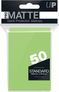 Sleeves Pro-Matte - Standaard Lime Groen (66x91 mm)