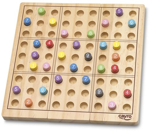 Sudoku Metal Box (Houten Spel)-2