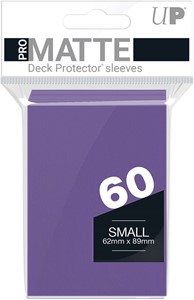 Afbeelding van het spelletje Sleeves Pro-Matte - Small Paars (62x89 mm)