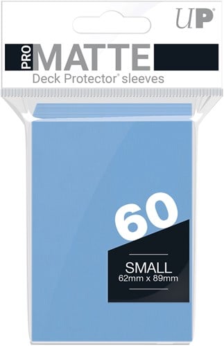 Sleeves Pro-Matte - Small Lichtblauw (62x89 mm)