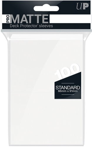 Sleeves Pro-Matte - Standaard Wit (100 stuks)