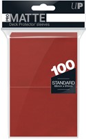 Sleeves Pro-Matte - Standaard Rood (100 stuks)