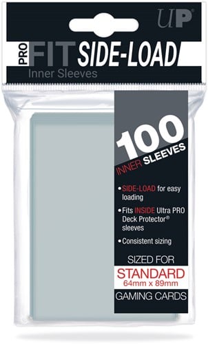 Sleeves Pro-Fit - Standaard Clear Side Load (64x89 mm)