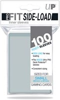 Sleeves Pro-Fit - Small Clear Side Load (60x87 mm)