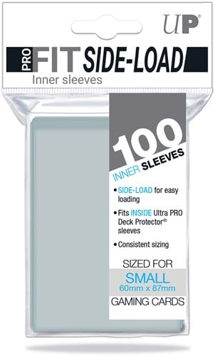 Sleeves Pro-Fit - Small Clear Side Load (60x87 mm)