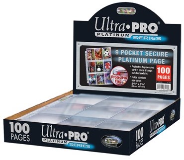 Hologram Pages 9-pocket Secure Platinum (25 stuks)