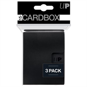 Ultra Pro PRO 15+ Card Box 3-pack - Zwart