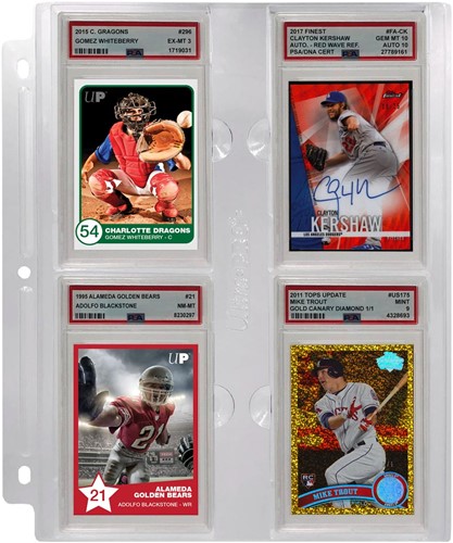 Pagina voor PSA Slabs