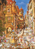 Romantic Town - By day Puzzel (1000 stukjes)-2