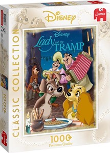 Afbeelding van het spelletje Disney Classic Collection - Lady & The Tramp Puzzel (1000 stukjes)
