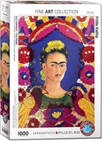 Self Portrait, The Frame - Frida Kahlo Puzzel (1000 stukjes)