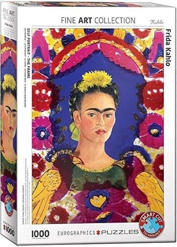 Self Portrait, The Frame - Frida Kahlo Puzzel (1000 stukjes)