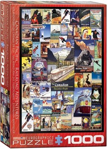 Afbeelding van het spelletje Railroad Adventures Puzzel (1000 stukjes)