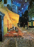 Café Terrace at Night - Vincent van Gogh Puzzel (1000 stukjes)-2