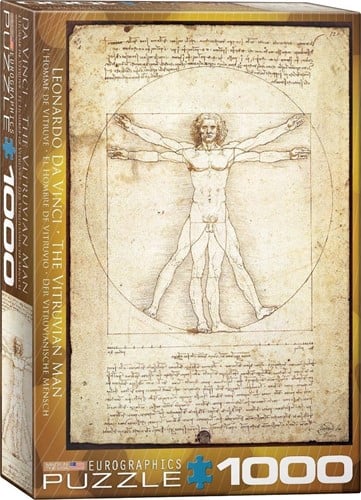 The Vitruvian Man - Da Vinci Puzzel (1000 stukjes)