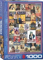 WWI & WWII Vintage Posters Puzzel (1000 stukjes)