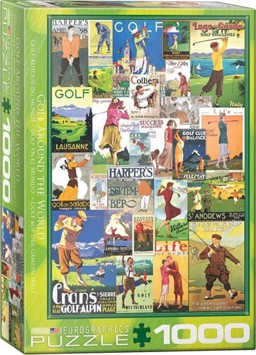 Golf Around the World Puzzel (1000 stukjes)