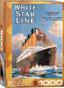 Afbeelding van het spelletje Titanic - White Star Line Puzzel (1000 stukjes)