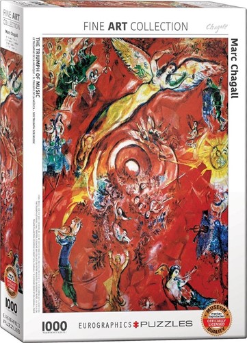 The Triumph of Music - Marc Chagall Puzzel (1000 stukjes)